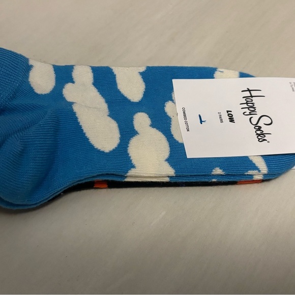 Happy Socks Low Ankle Socks 2-Pack | US W 5½–9½ / M 4½–7¼ | Clouds + Birds - Picture 4 of 4